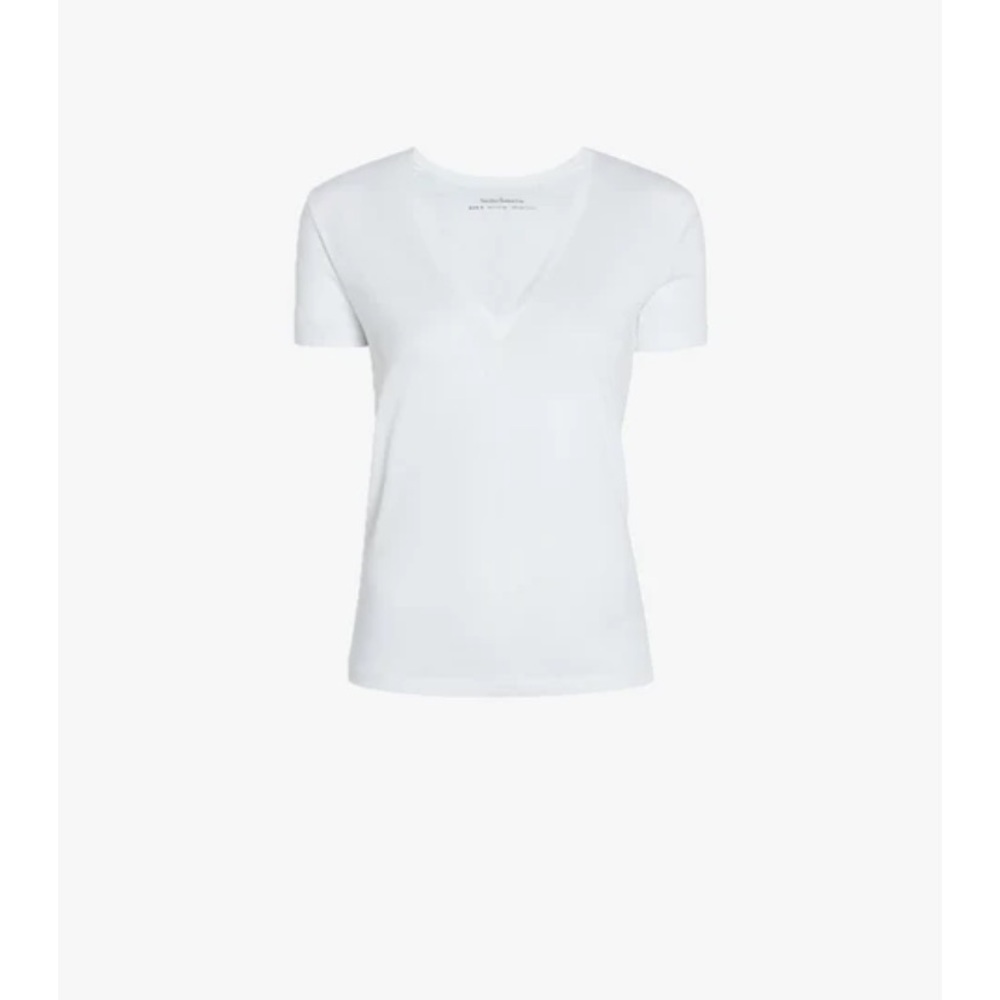A sexier take on our classic,Black and white V neck t shirts Another Tommorow